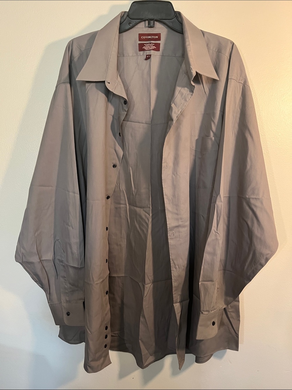 Covington Men's Light Gray Lightweight Shirt Jacket